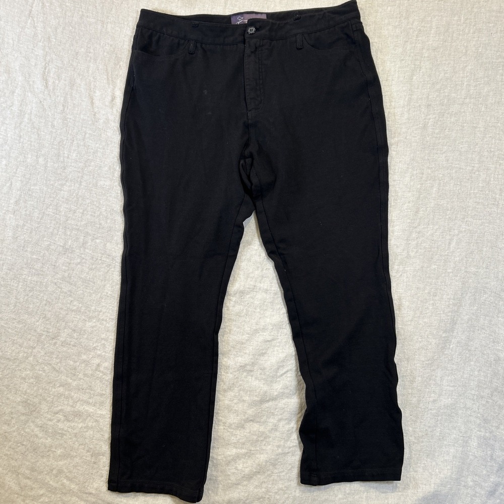 Not Your Daughter's Jeans NYDJ Black Pants Lift Tuck Technology 14P READ‎